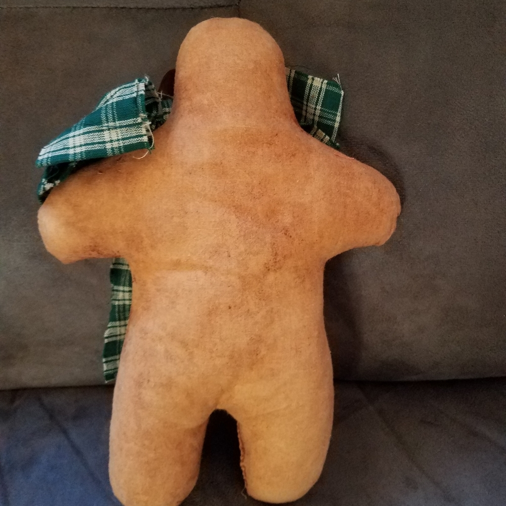 Primitive Gingerbread Man Doll - Picture 3 of 3